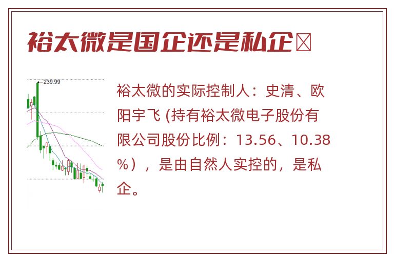 裕太微是国企还是私企	