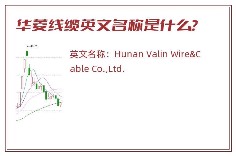 华菱线缆英文名称是什么？