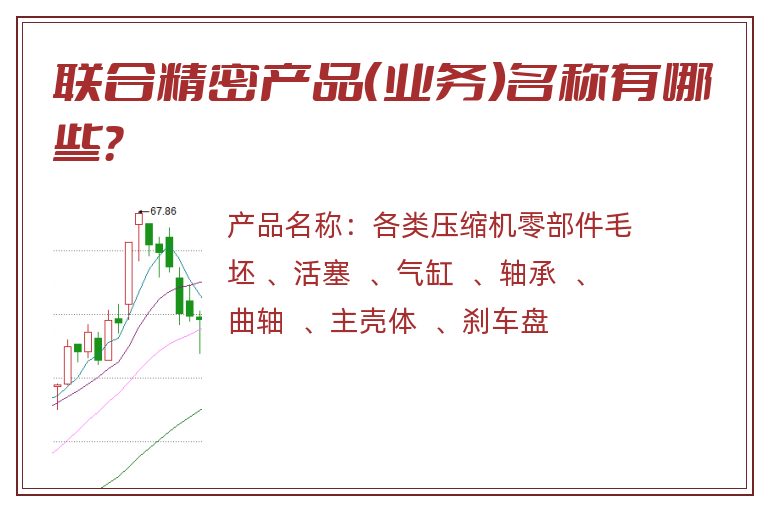 联合精密产品（业务）名称有哪些？