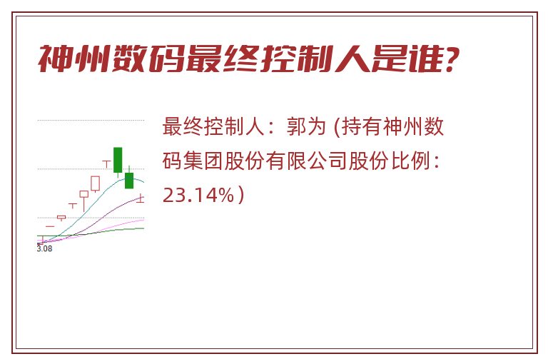 神州数码最终控制人是谁？