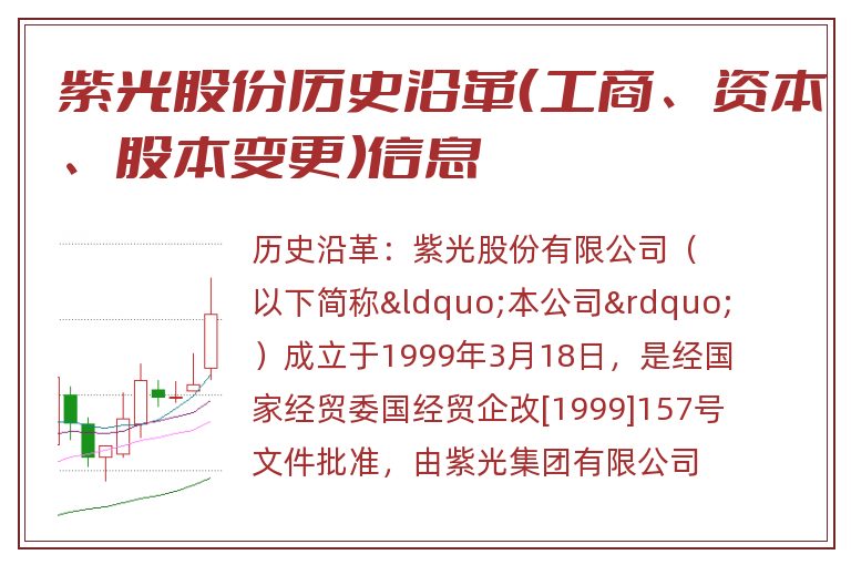 紫光股份历史沿革（工商、资本、股本变更）信息