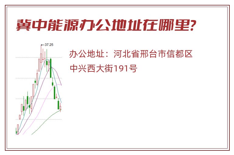 冀中能源办公地址在哪里？