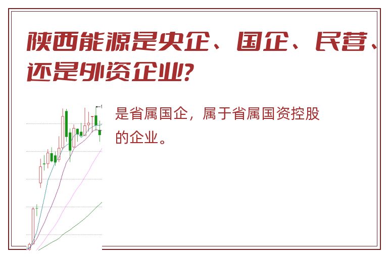 陕西能源是央企、国企、民营、还是外资企业？