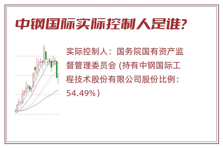 中钢国际实际控制人是谁？