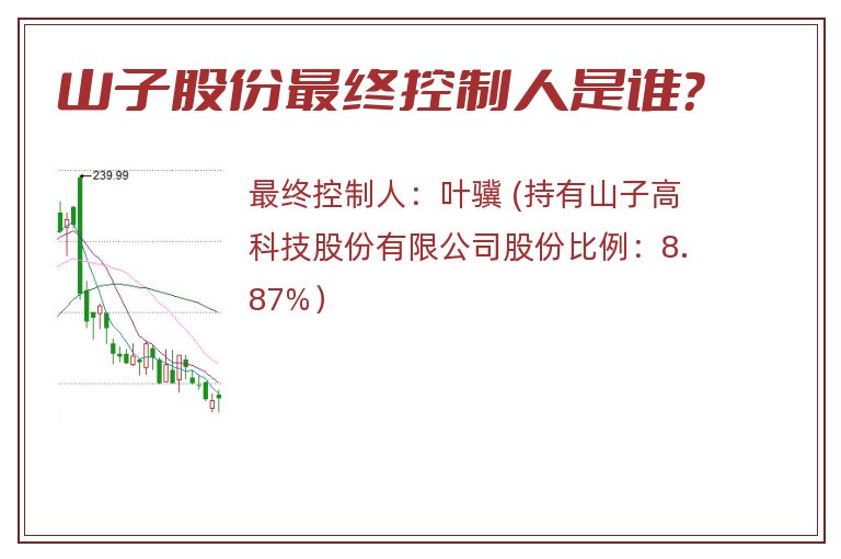 山子股份最终控制人是谁？