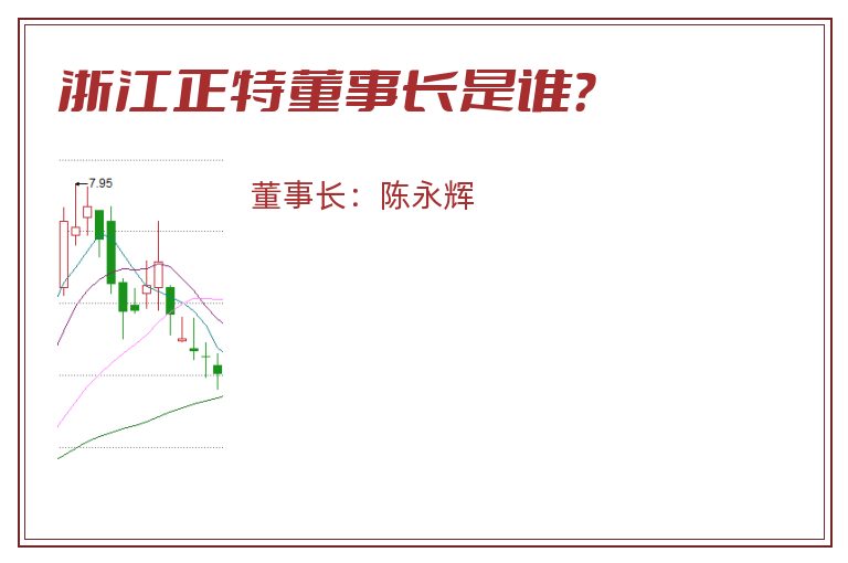 浙江正特董事长是谁？