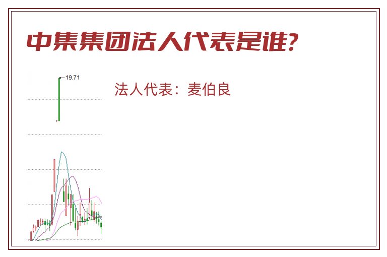 中集集团法人代表是谁？