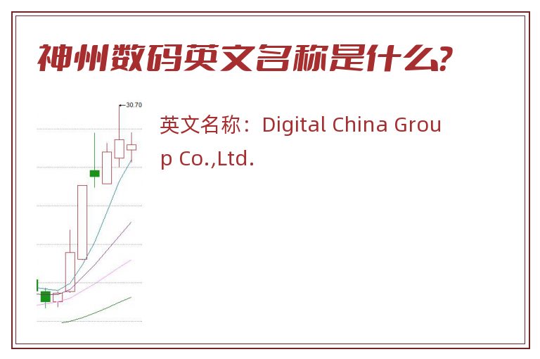 神州数码英文名称是什么？