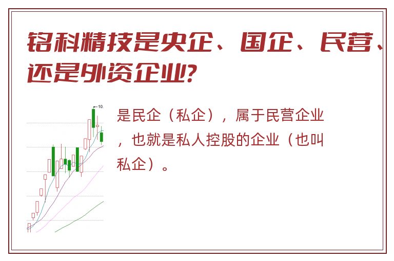 铭科精技是央企、国企、民营、还是外资企业？