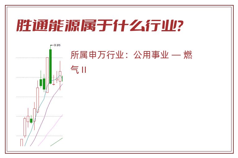 胜通能源属于什么行业？