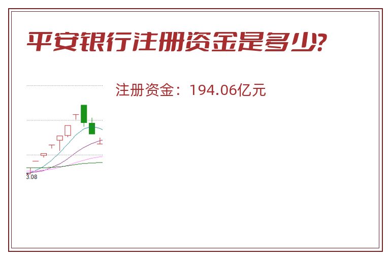 平安银行注册资金是多少？