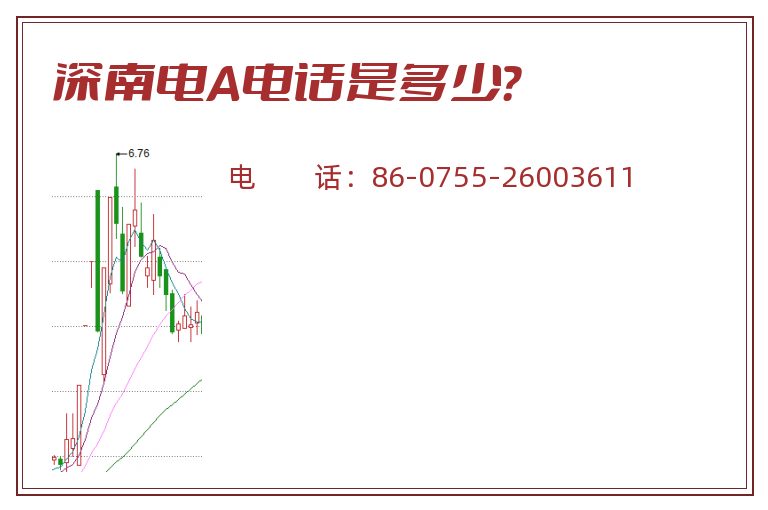 深南电A电话是多少？