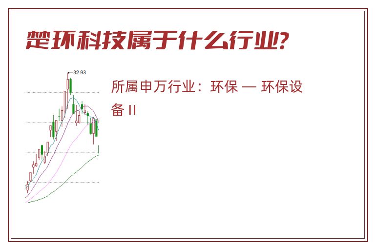 楚环科技属于什么行业？