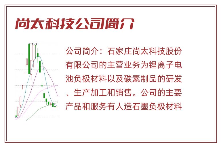 尚太科技公司简介