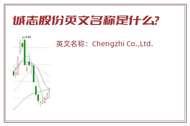 诚志股份英文名称是什么？