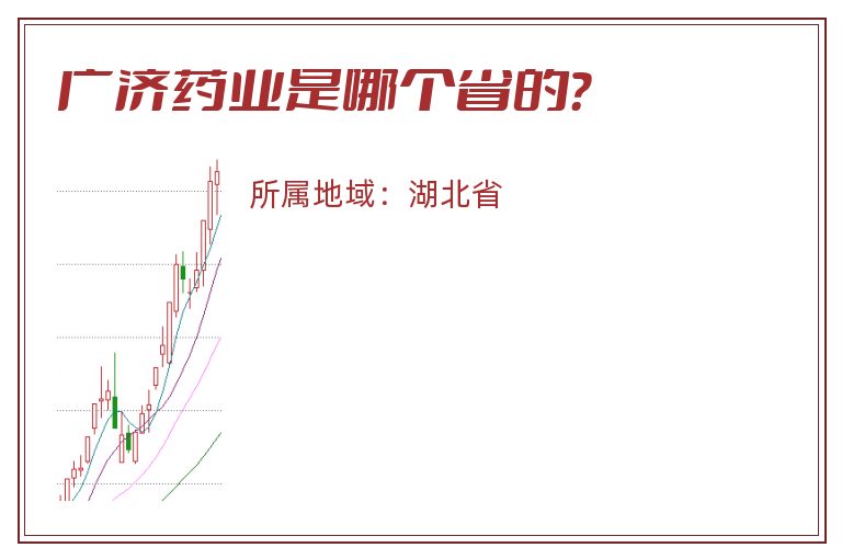 广济药业是哪个省的？