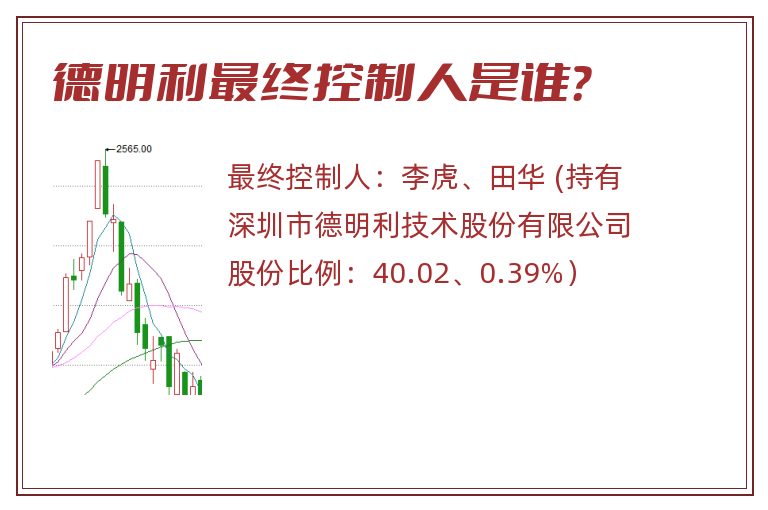 德明利最终控制人是谁？