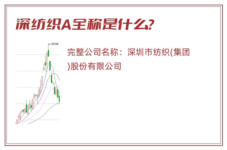 深纺织A全称是什么？