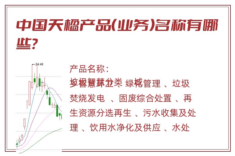 中国天楹产品（业务）名称有哪些？