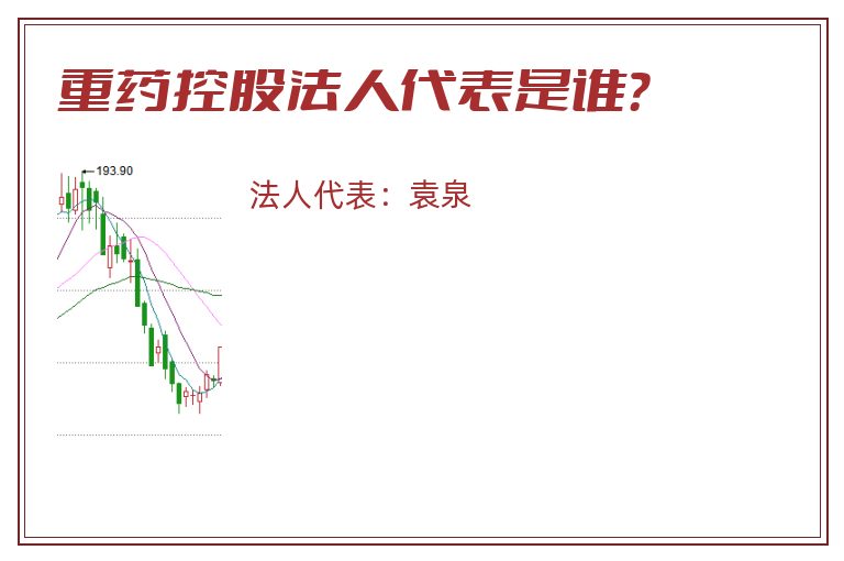 重药控股法人代表是谁？