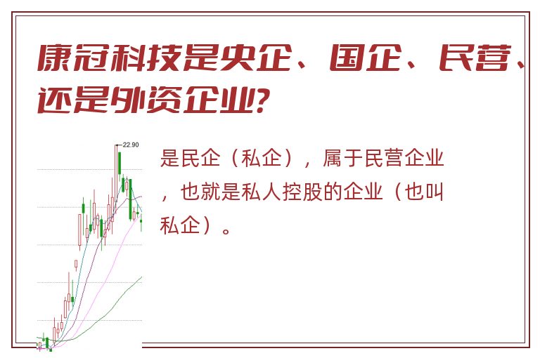 康冠科技是央企、国企、民营、还是外资企业？