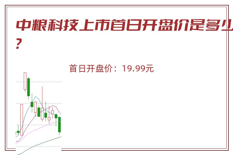 中粮科技上市首日开盘价是多少？