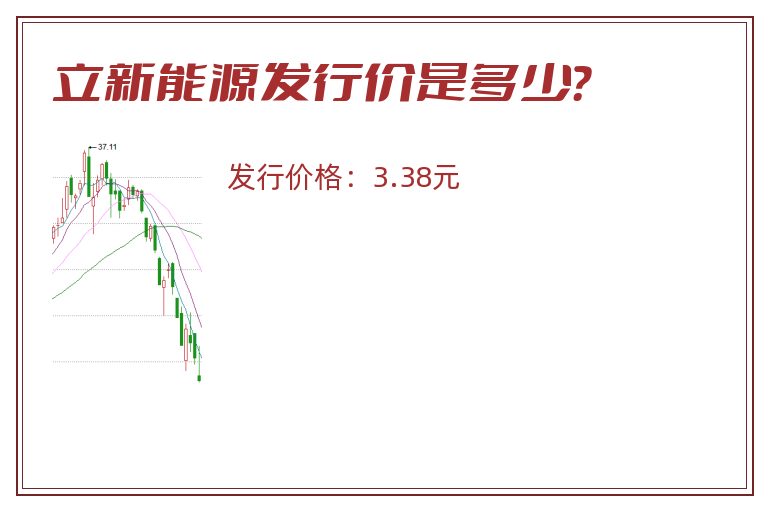 立新能源发行价是多少？