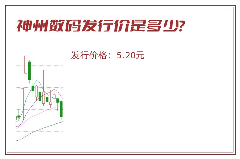 神州数码发行价是多少？