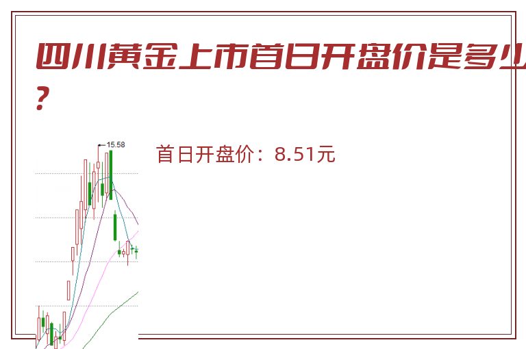 四川黄金上市首日开盘价是多少？