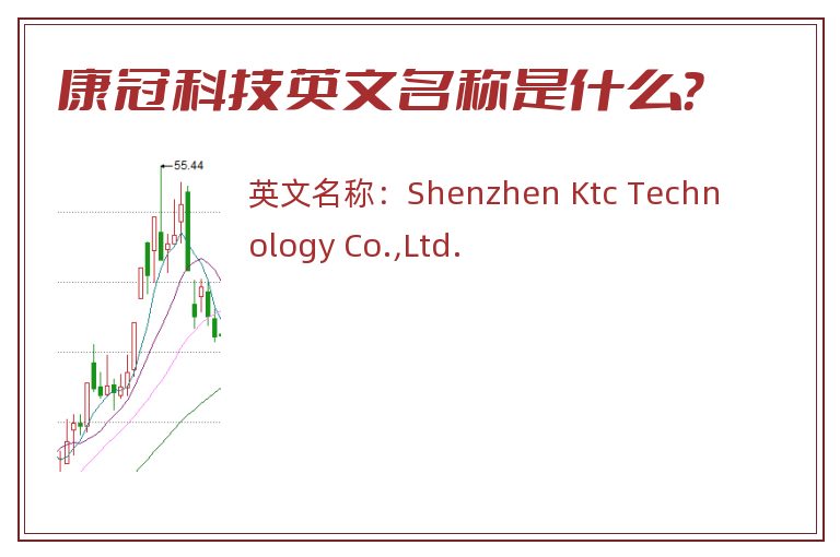 康冠科技英文名称是什么？