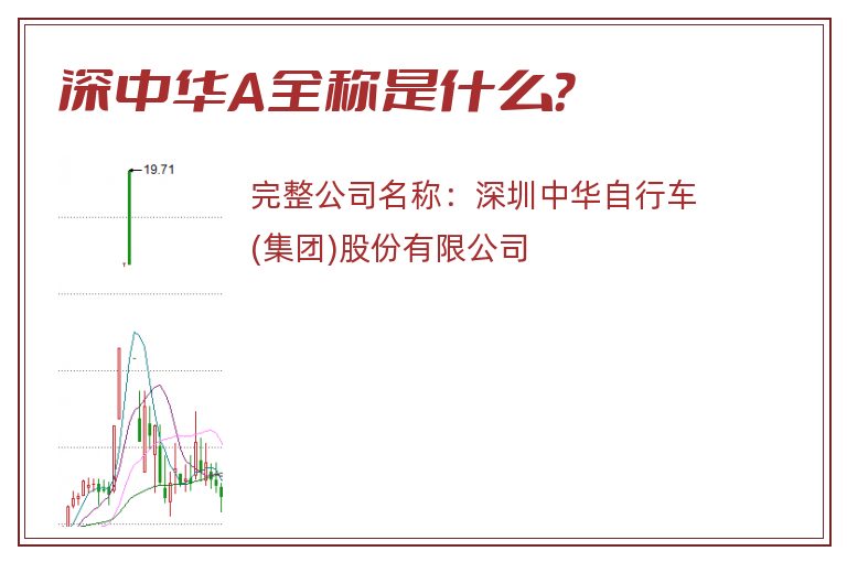 深中华A全称是什么？