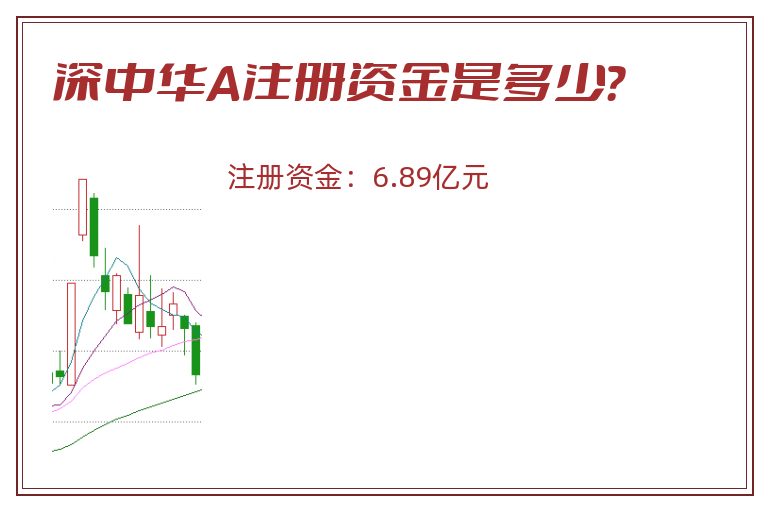 深中华A注册资金是多少？