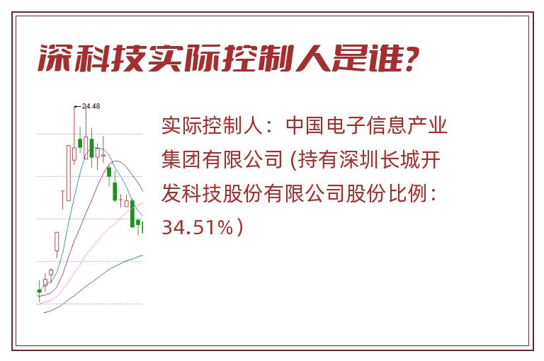 深科技实际控制人是谁？