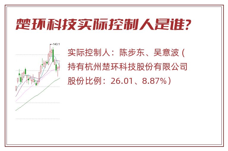 楚环科技实际控制人是谁？