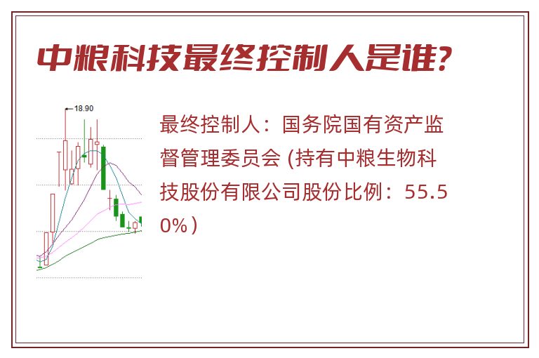 中粮科技最终控制人是谁？