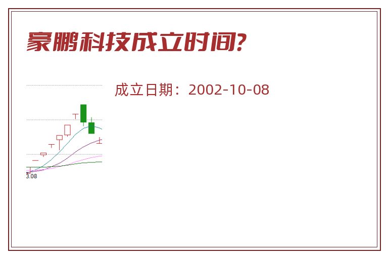 豪鹏科技成立时间？