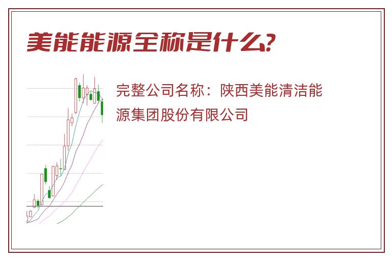 美能能源全称是什么？