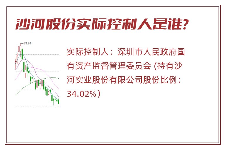 沙河股份实际控制人是谁？