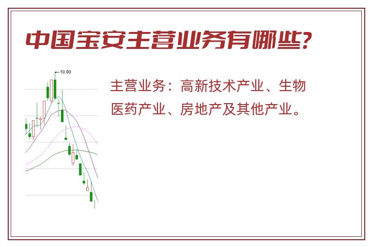 中国宝安主营业务有哪些？