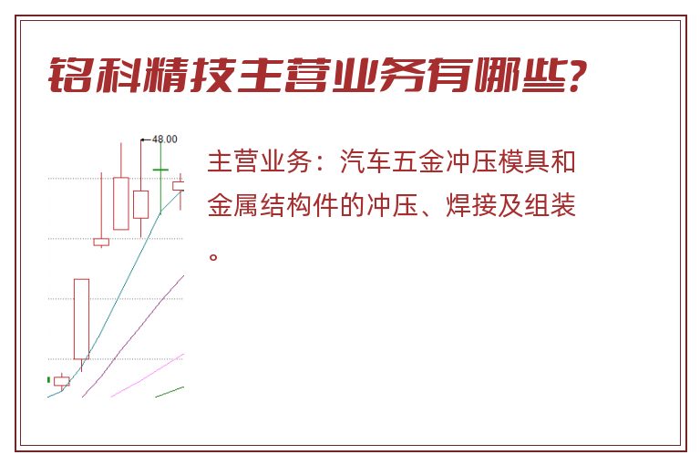 铭科精技主营业务有哪些？