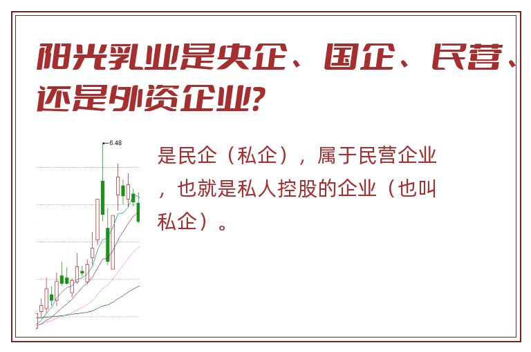 阳光乳业是央企、国企、民营、还是外资企业？