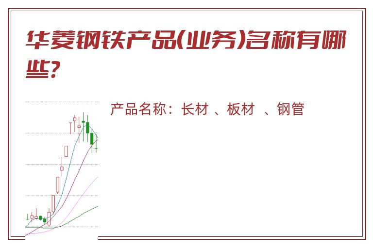 华菱钢铁产品（业务）名称有哪些？