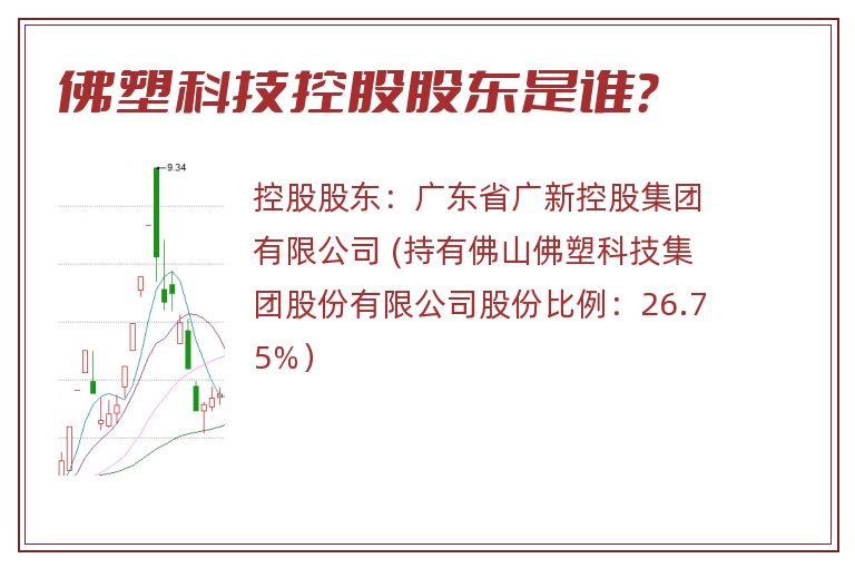 佛塑科技控股股东是谁？