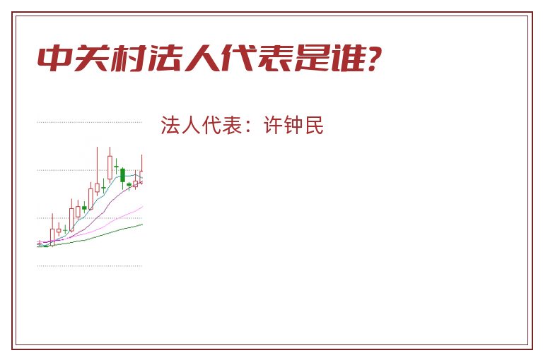 中关村法人代表是谁？