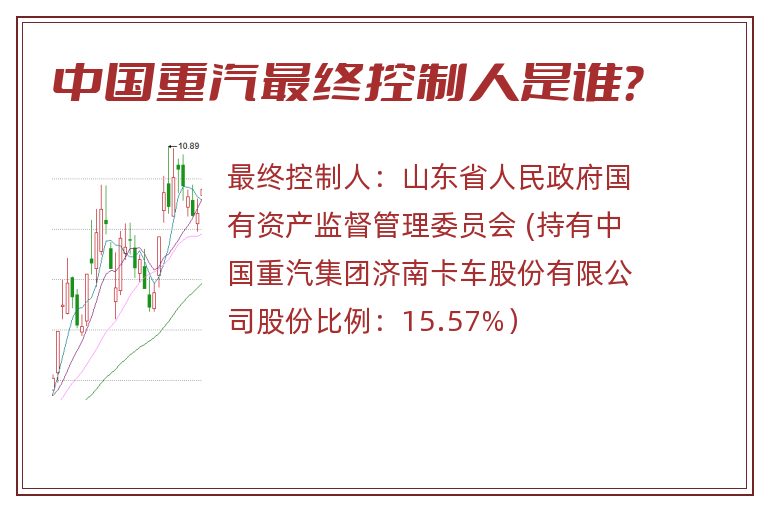 中国重汽最终控制人是谁？