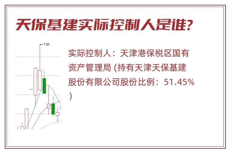 天保基建实际控制人是谁？