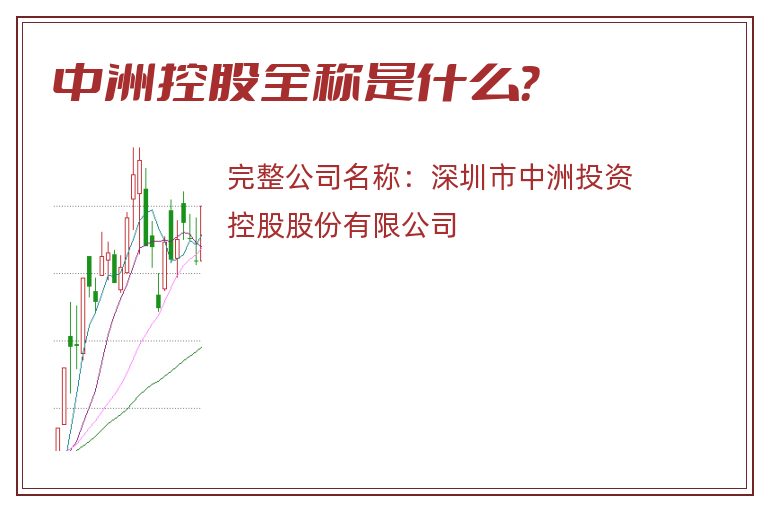 中洲控股全称是什么？