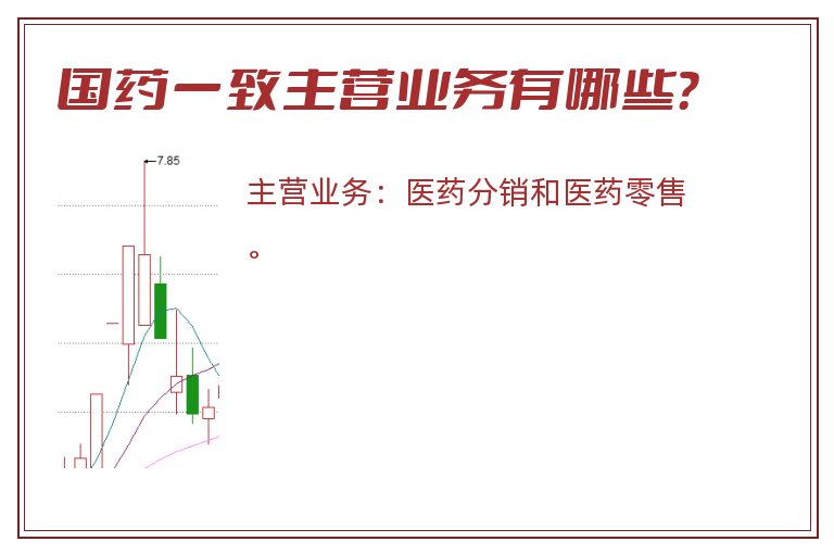 国药一致主营业务有哪些？