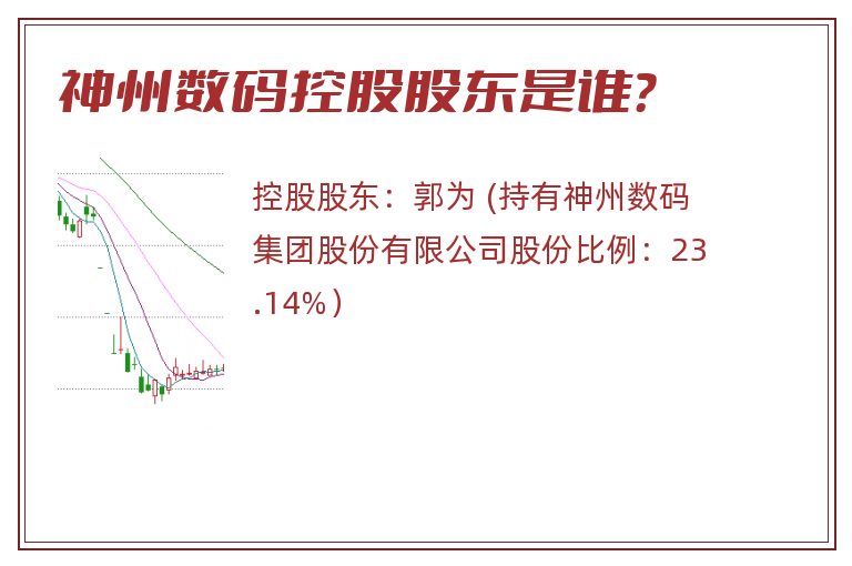 神州数码控股股东是谁？