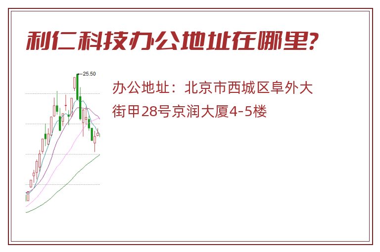 利仁科技办公地址在哪里？